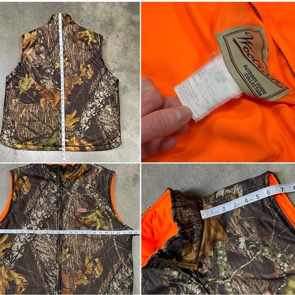 Woolrich Realtree Hardwoods Camo Reversible Outdoor Vest - Picture 9 of 9